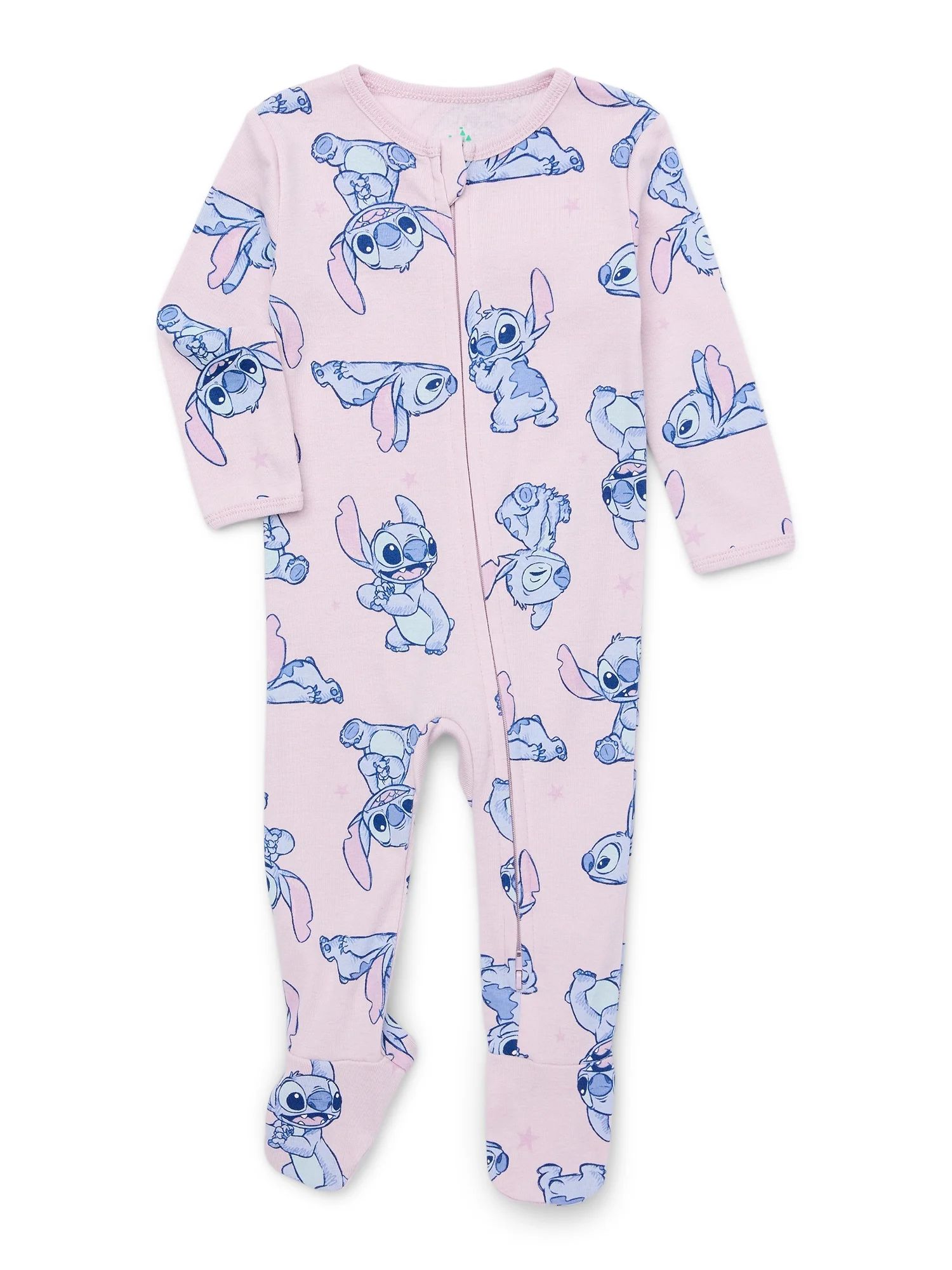 Character Baby Two-Way Zip Front Footed Sleep N Play Pajamas, Sizes Newborn-6/9 Months | Walmart (US)