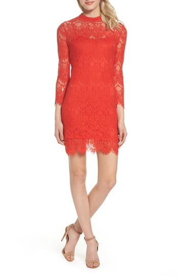 Women's Julia Jordan Lace Sheath Dress | Nordstrom