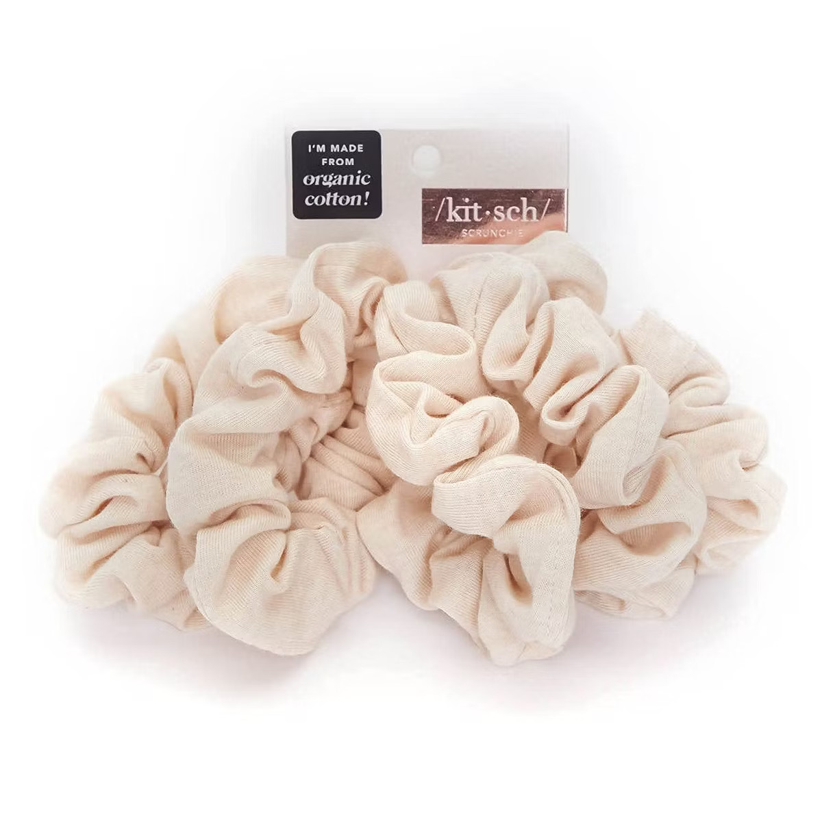 Kitsch Organic Cotton Knit Scrunchies 5pc | Target