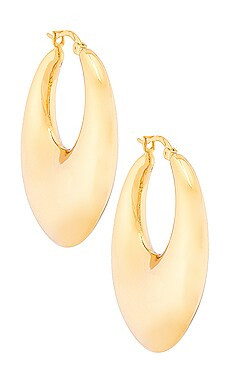 SHASHI Goldmine Hoop in Gold from Revolve.com | Revolve Clothing (Global)