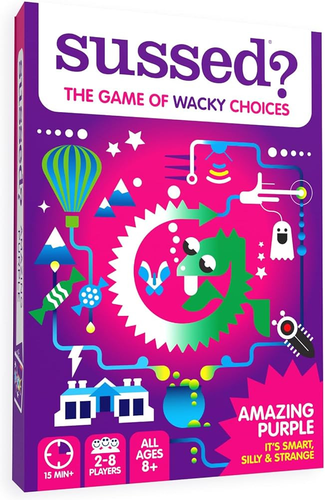 SUSSED The Wacky ‘What Would I Do?’ Card Game - Stocking Stuffer for Teens, Boys, Girls - Soc... | Amazon (US)