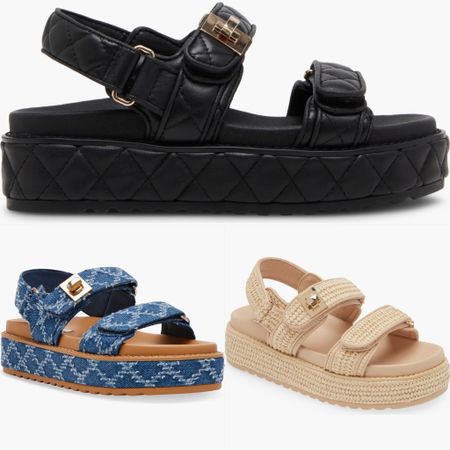 Popular for spring summer.
Steve madden platforms. All
3 colors.