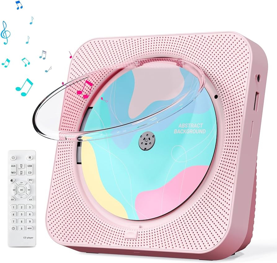 CD Player Portable with Bluetooth 5.1Desktop CD Player with HiFi Sound Speakers,Remote Control,Du... | Amazon (US)