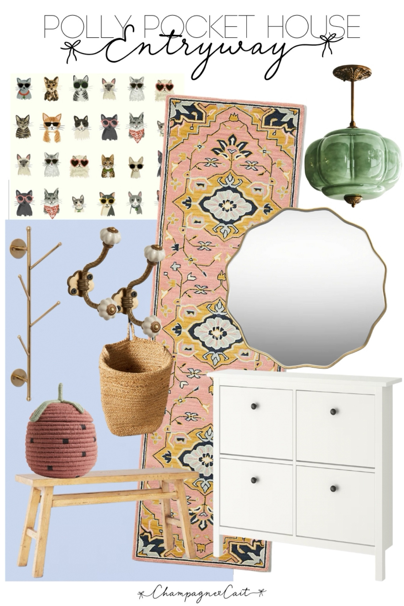 Entryway Inspiration for the Polly Pocket House 🏡🩷✨

#LTKFindsUnder100 #LTKStyleTip #LTKHome