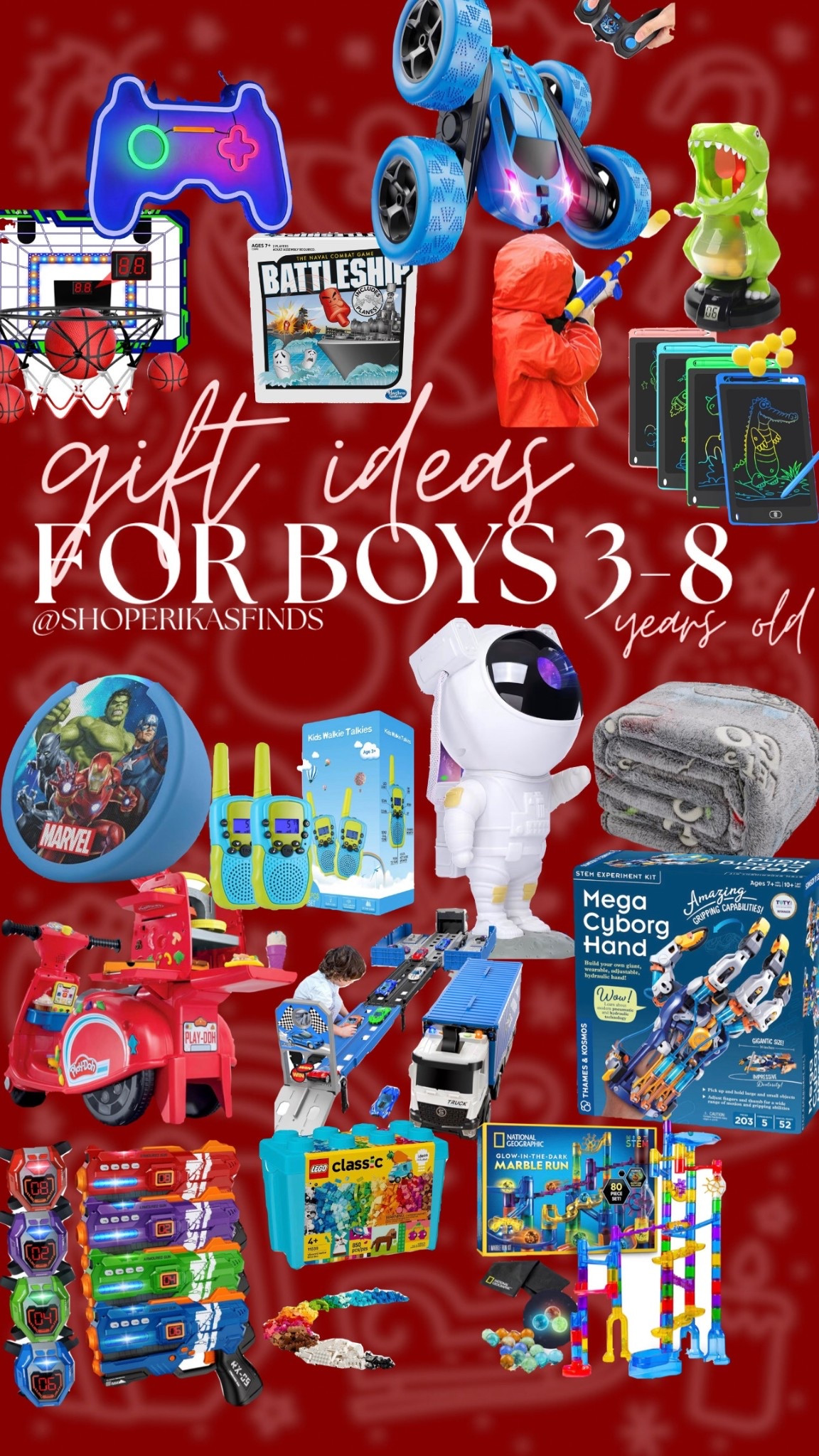 Gift ideas for boys anywhere from 3-8 years old 🎁

Gift guide Amazon finds on sale cyber Monday deals toy finds

#LTKCyberWeek #LTKGiftGuide #LTKKids