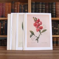 Collection Of Six Prints & Illustrations Featuring Pink Flowers From Disbound Antique Vintage Books - Free Us Shipping | Etsy (US)