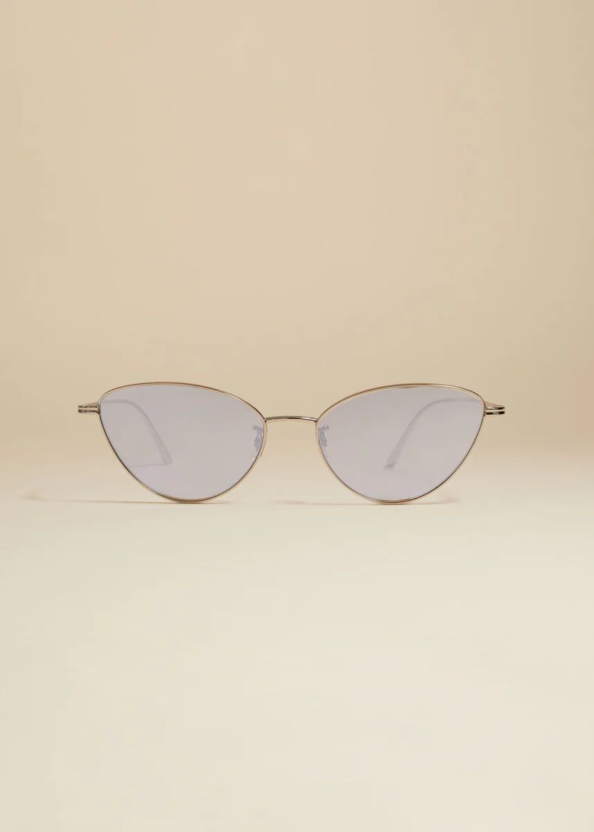The KHAITE x Oliver Peoples 1998C in Silver | Khaite