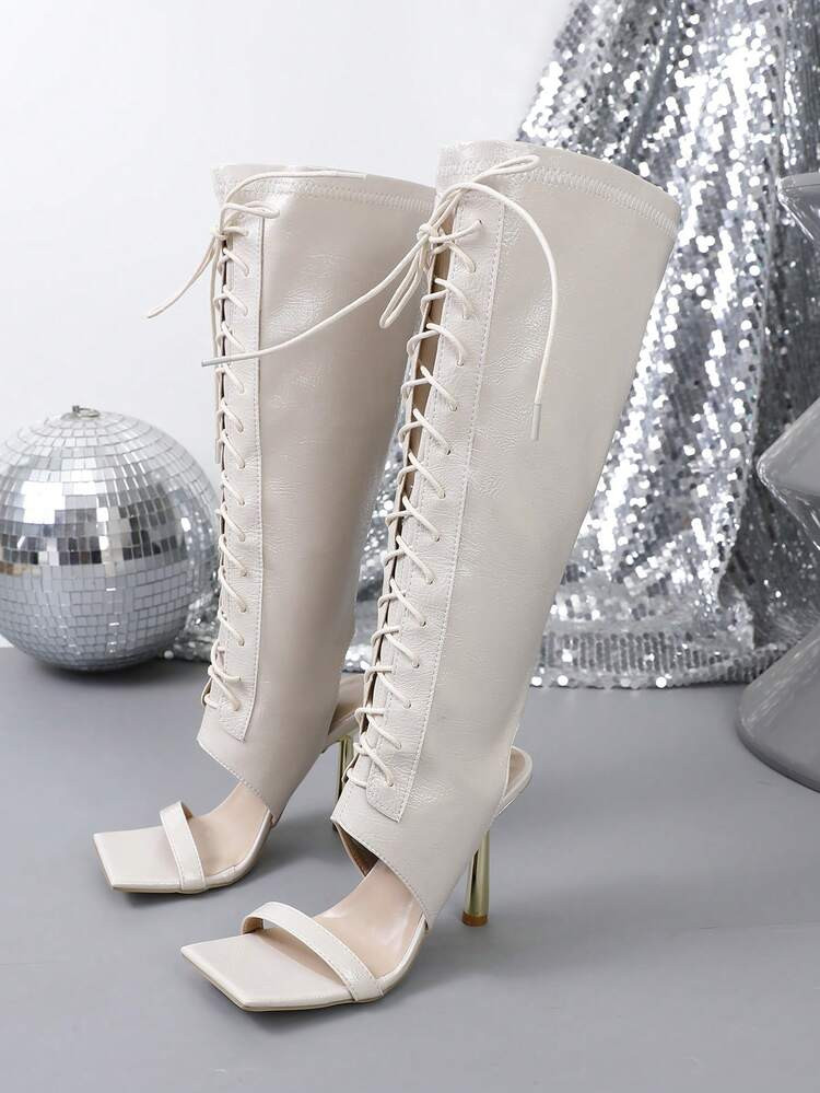 Elegant Commuting Women's High Heel Sandals With Strap Design | SHEIN