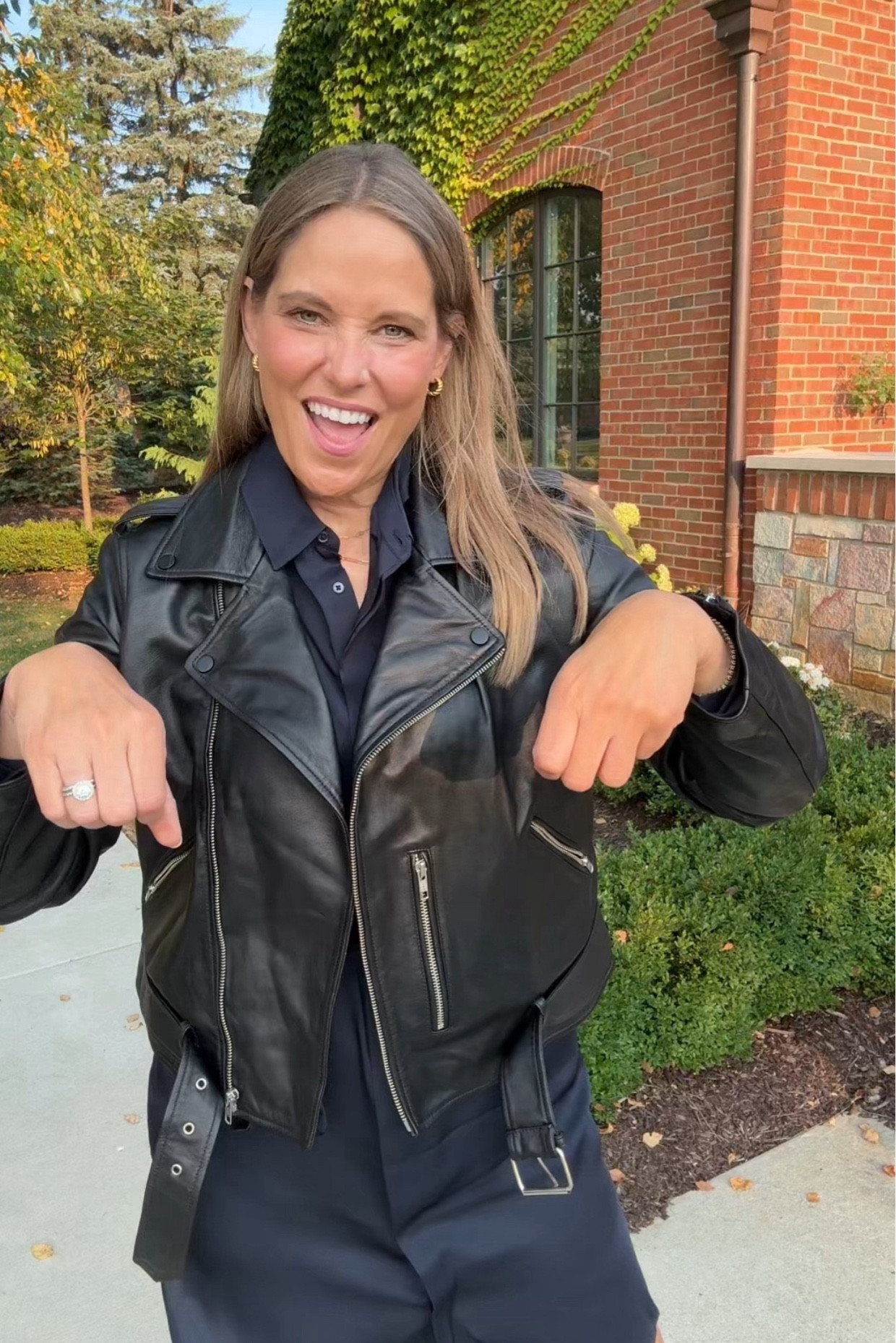 My leather jacket is only $100 today!!  Hurry! 

#LTKSaleAlert #LTKOver40 #LTKFindsUnder100