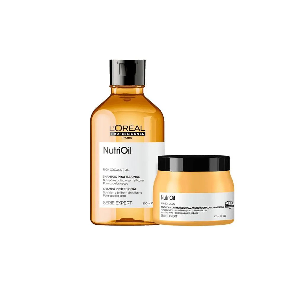 Kit L'oréal Professionnel Serie Expert Nutrioil - Shampoo E Máscara (2 Produtos) | DrogaRaia (BR)