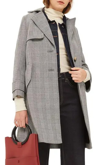 Women's Topshop Pow Bonded Coat | Nordstrom