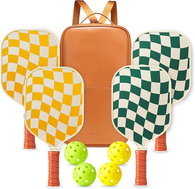 Pickleball Paddles Set of 4 - USAPA Approved Graphite Lightweight Racket, 4 Pickleball Rackets, 4... | Amazon (US)