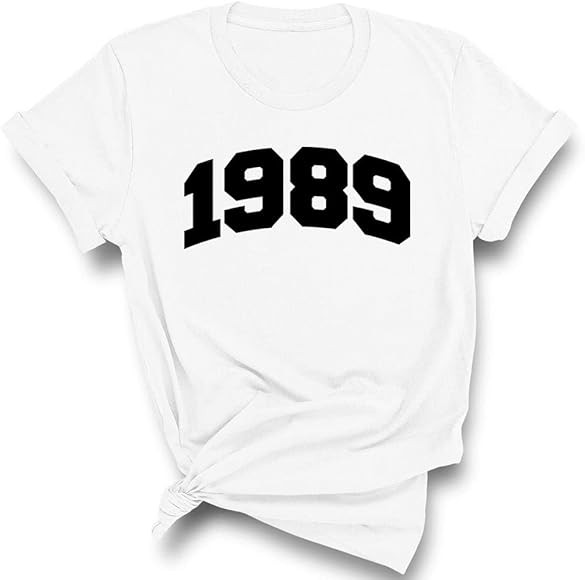 TeesAndTankYou College Style 1989 Shirt Unisex | Amazon (US)