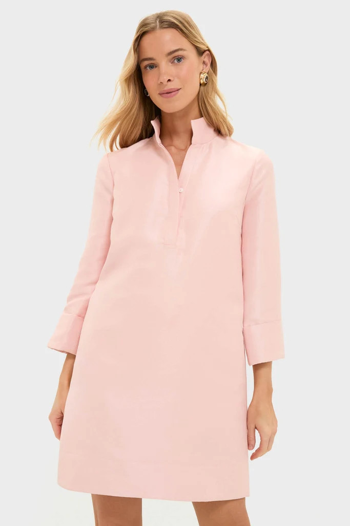 Soft Pink Dupioni Megan Dress | Tuckernuck (US)