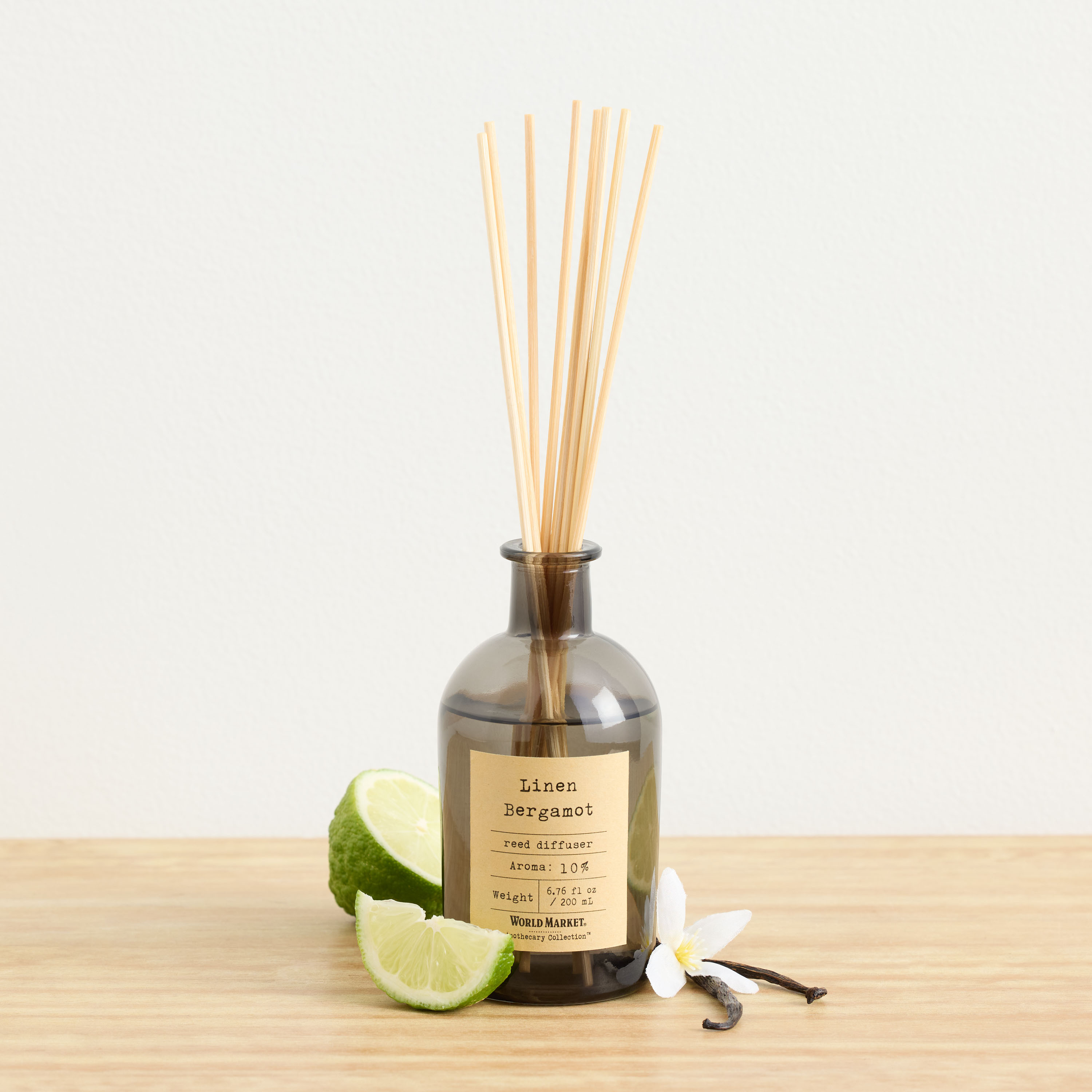 Apothecary Linen Bergamot Reed Diffuser | World Market