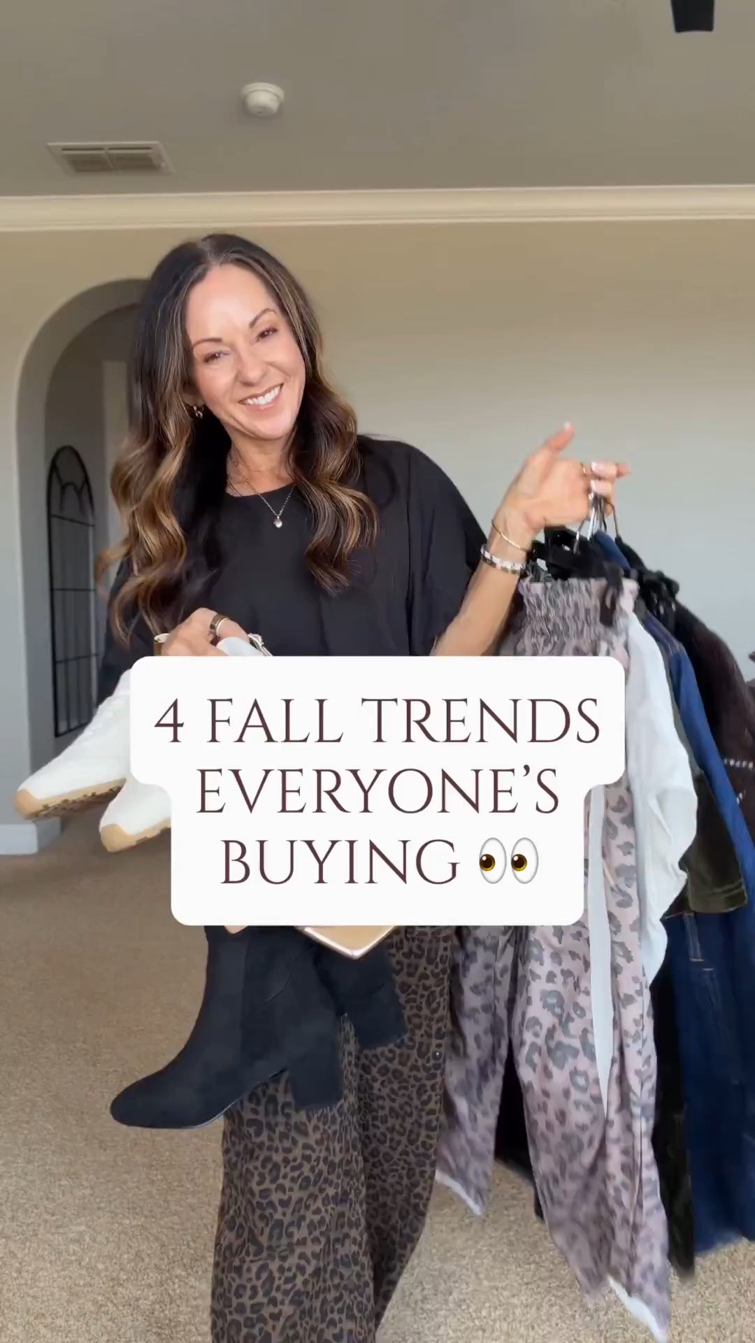 4 fall trends I’m loving right now 🍂 From argyle knits and western inspired denim to romantic velvet and the animal print + track pant combo. These are easy ways to bring fall trends into your everyday wardrobe.

For reference, I’m 5’1”, 107 lbs. Wearing the smallest size in everything. The leopard pants are a Small and run big on me, I would need an XS. If you’re between sizes, size up in the boots and sneakers.

fall trends, fall fashion, argyle sweater, denim dress, western style, western boots, velvet dress, animal print, track pants, fall outfit ideas, women over 40 fashion, EverydayHolly

#LTKootd #LTKOver40 #LTKPetite