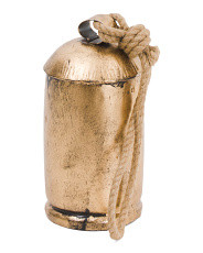 Gold Tone Burnt Iron Hanging Bell | Pillows & Decor | Marshalls | Marshalls