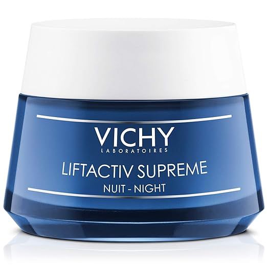 Vichy LiftActiv Supreme Night Cream, Anti Aging Face Cream with Vitamin C & Rhamnose to Firm & Br... | Amazon (US)