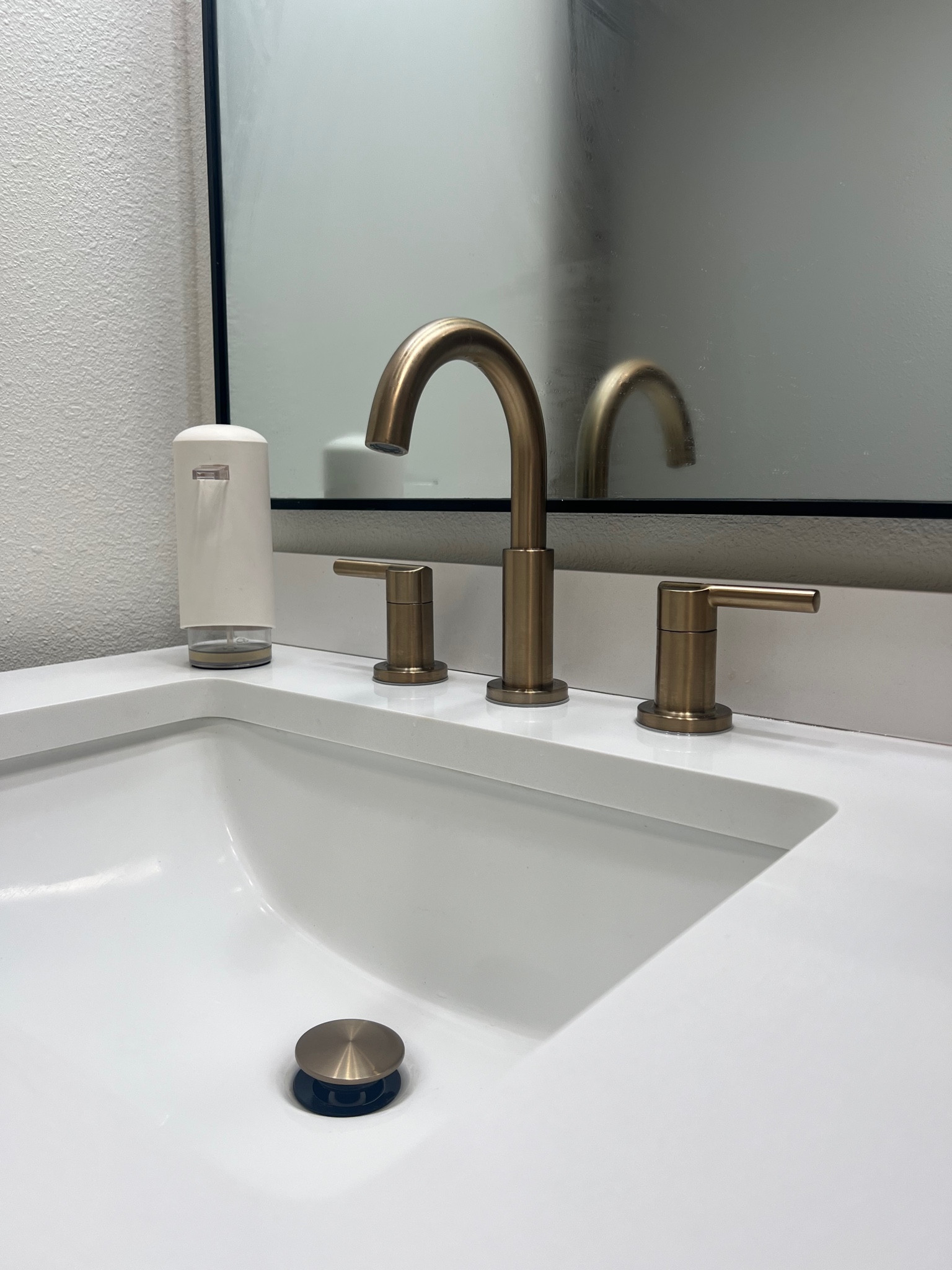 This champagne bronze bathroom faucet is beautiful! We renovated our bathroom which meant updating fixtures. I found this one on Amazon! 

#LTKhome