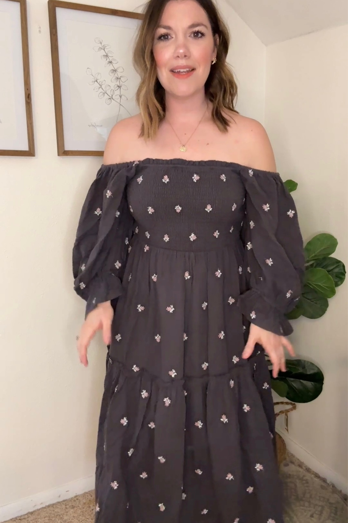 When I say I'm obsessed with this dress, I mean it! It's perfect for special occasions - I plan on wearing this for Easter - or for something casual! Can be worn off the shoulder or on top but either way this is gorgeous! 

#dress #mididress #midi #floraldress #floral #easterdress #springdress #spring #formal #casual #style #curvy #midsize 

#LTKstyletip #LTKfindsunder100 #LTKmidsize