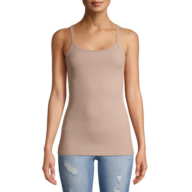 No Boundaries Juniors' Rib Cami - Walmart.com | Walmart (US)