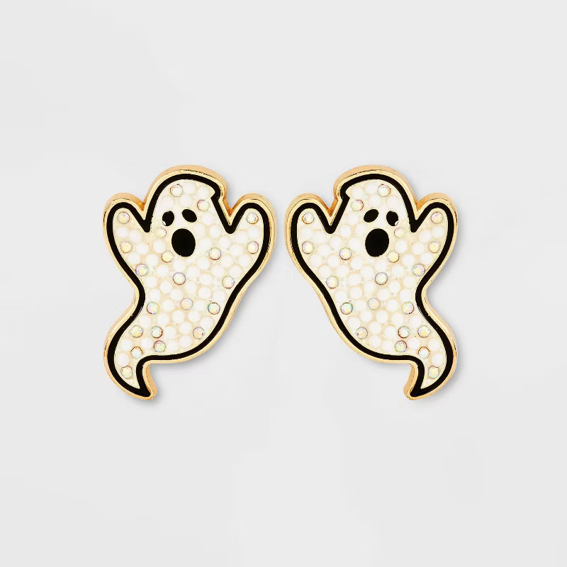 SUGARFIX by BaubleBar 'Boo Thang' Statement Earrings - White | Target