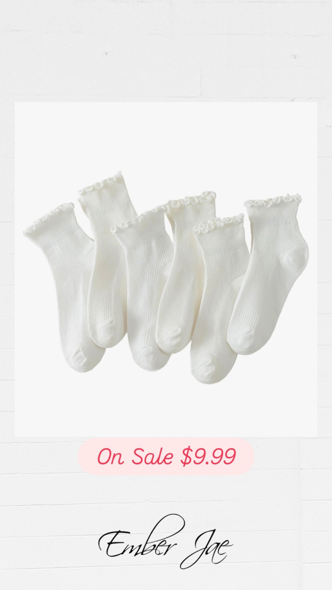 Love a good ruffle sock 

#LTKootd #LTKgrwm #LTKdayinmylife