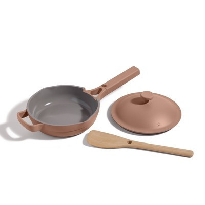 Our Place 8.5" Ceramic Nonstick Mini Always Pan Spice: Ergonomic Handle, Stainless Steel, Even-Heating, Includes Spatula | Target