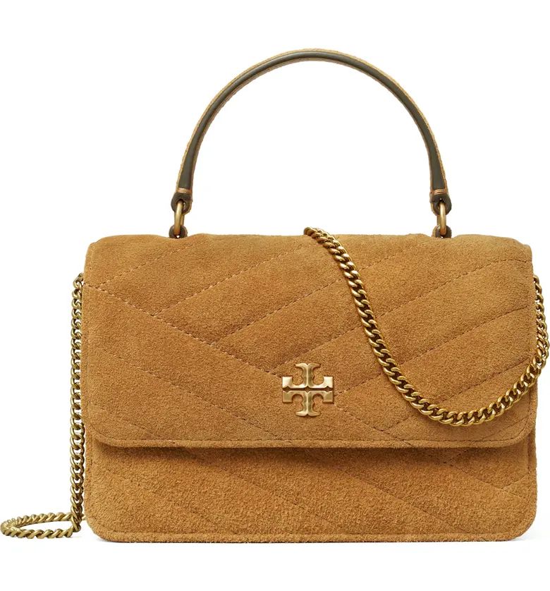Mini Kira Chevron Quilted Suede Top Handle Bag | Nordstrom
