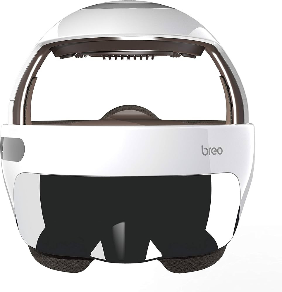 Breo iDream5s Electric Head Massager, Eye & Neck Massage Helmet with Heat, Kneading, Pressure, AP... | Amazon (US)