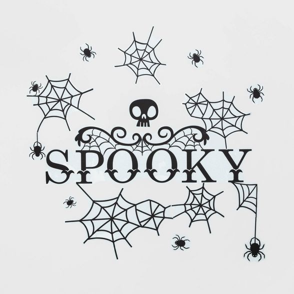 Spiders and Webs Halloween Wall Art (27.75&#34;x9.75&#34;) - Hyde &#38; EEK! Boutique&#8482; | Target