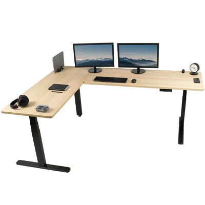 Electric 83" x 60" Stand Up Corner Desk | Wayfair North America