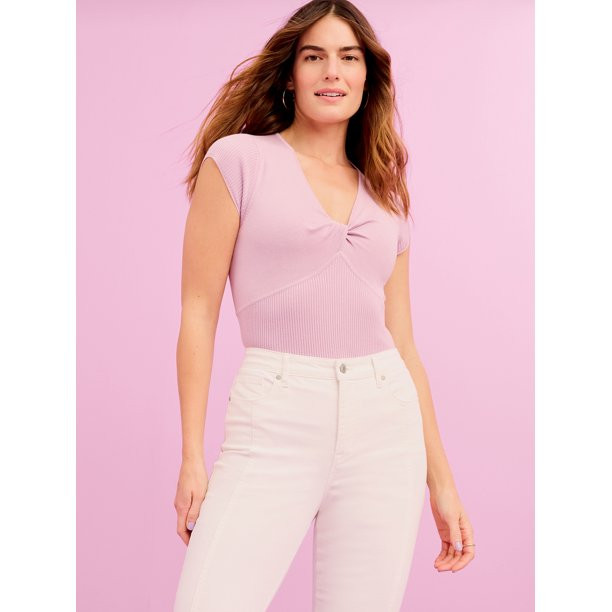 Sofia Jeans by Sofia Vergara Women's Twist Tee | Walmart (US)