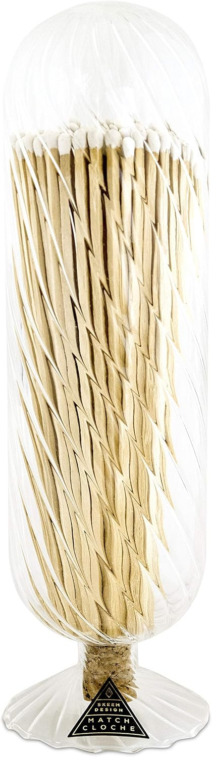 Skeem Design Helix Fireplace Match Cloche - White Tipped Matches | Amazon (US)