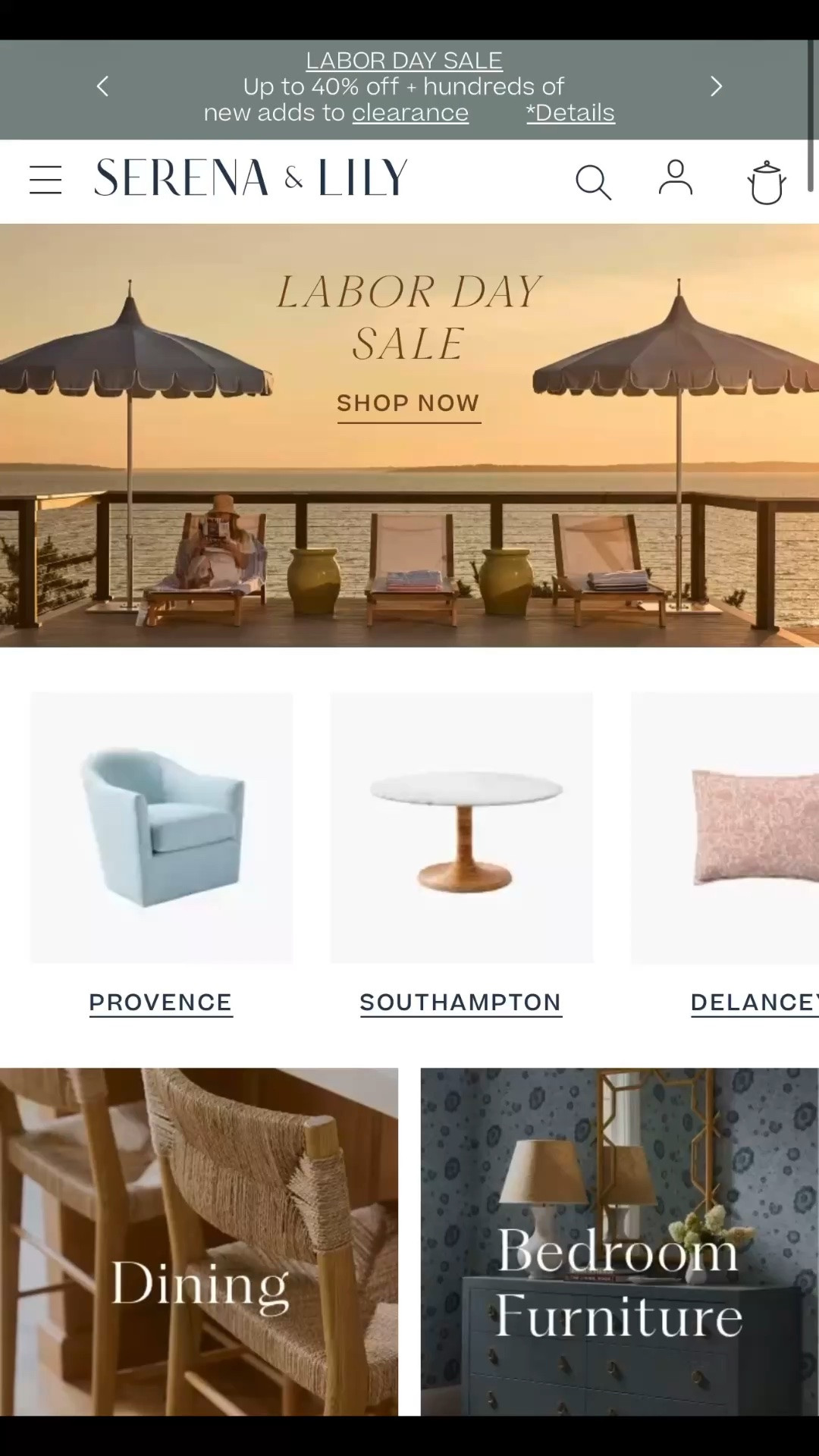 SecretsofYve: Labor Day sales at one of my favorite stores @serena&lily 
#Secretsofyve #ltkgiftguide
Always humbled & thankful to have you here.. New posts daily at 3pm & 4:15pm EST. 
CEO: PATESI Global & PATESIfoundation.org
@secretsofyve : where beautiful meets practical, comfy meets style, affordable meets glam with a splash of splurge every now and then. I do LOVE a good sale and combining codes! #ltksalealert #ltku #ltkplussize #ltkmidsize #ltkover40 #ltkpetite #ltkvlog #ltkkids #ltktall #ltkmens #ltkstorytime #ltkmomlife secretsofyve

#LTKSeasonal #LTKHome #LTKWedding
