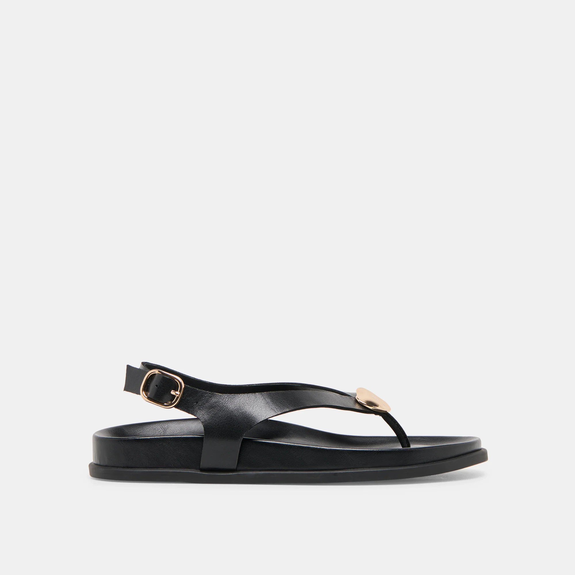 Jony Sandals Black Leather | DolceVita.com