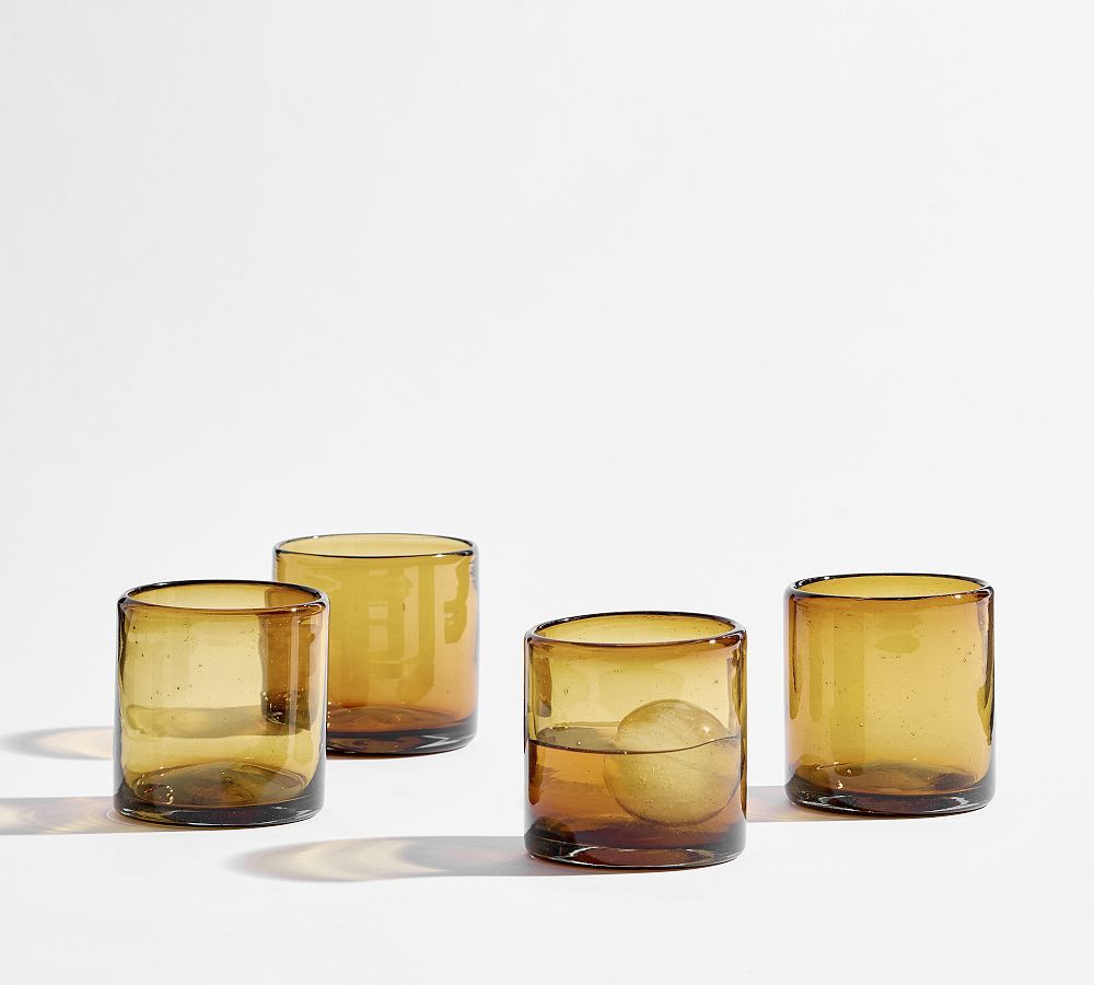 Santino Handcrafted Recycled Cocktail Glasses | Pottery Barn (US)