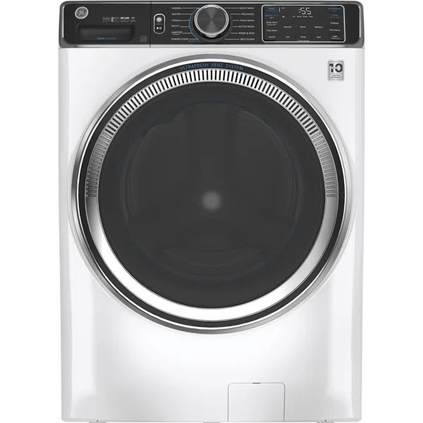 Smart Laundry Appliances GE Appliances 5 Cubic Feet Cu. Ft. High Efficiency Smart Front Load Wash... | Wayfair North America