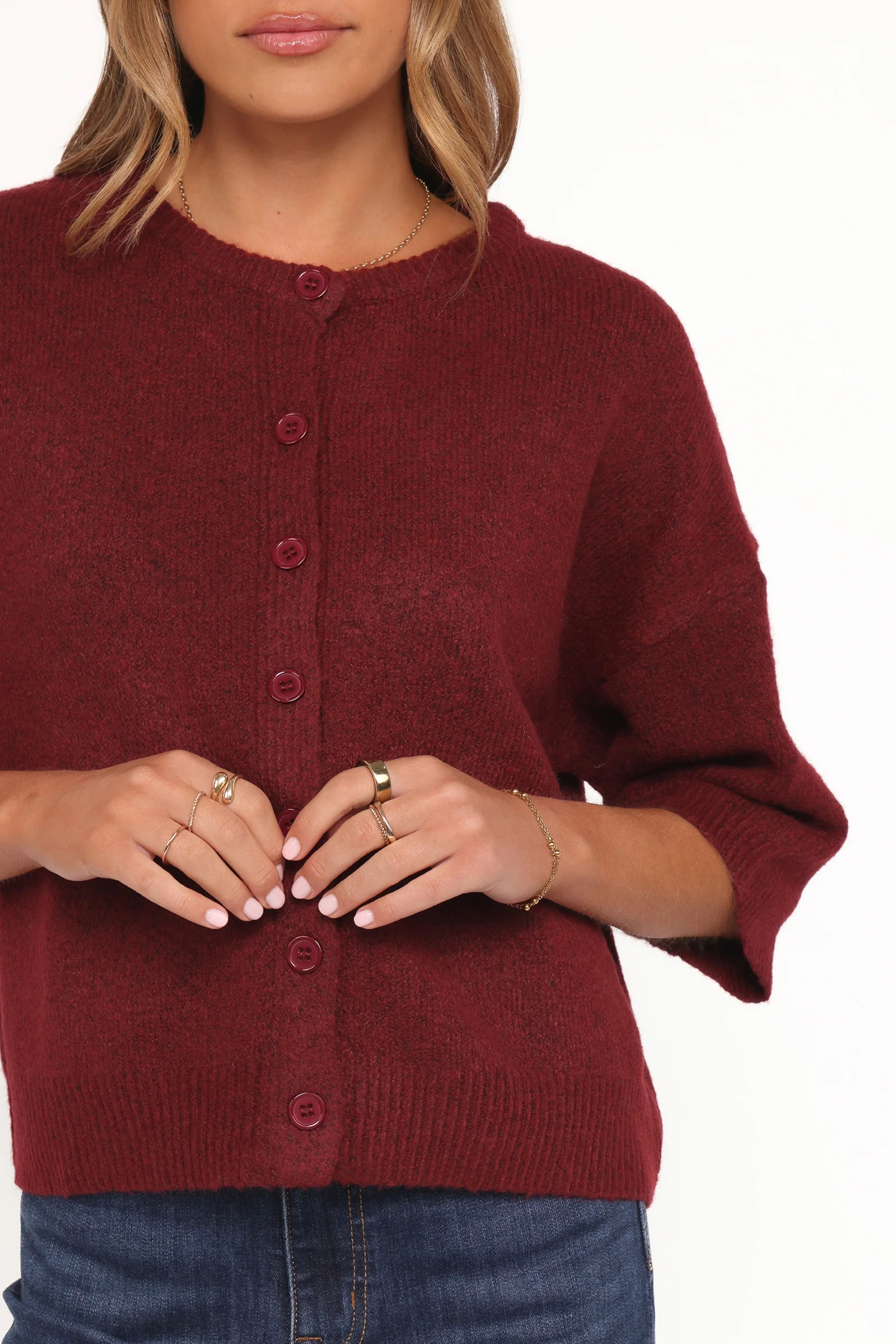 Lilith Knit Top - Wine | Petal & Pup (US)