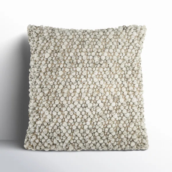 Upson Embroidered Wool Throw Pillow | Joss & Main