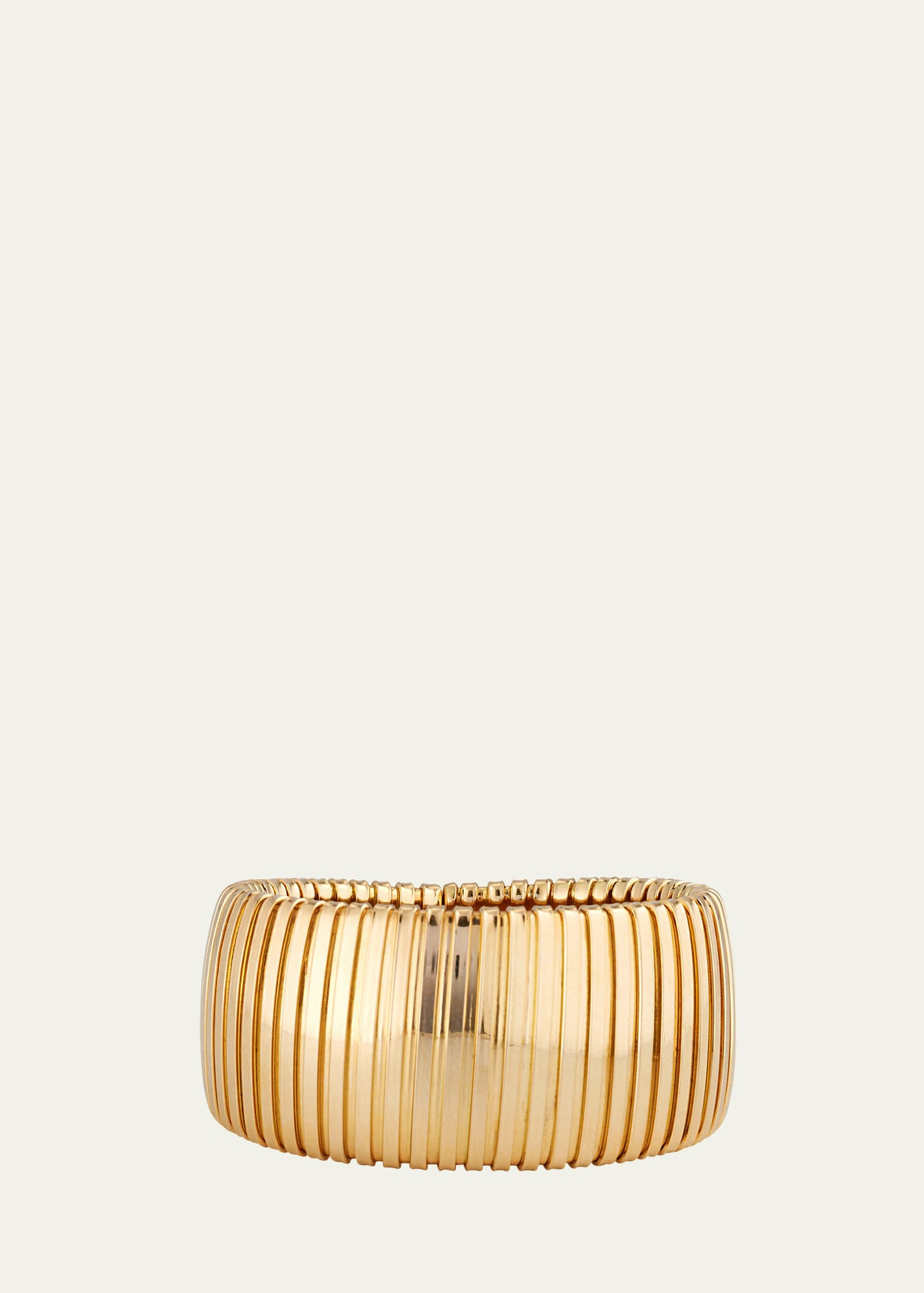 Sidney Garber 18K Yellow Gold Wide Flat Cuff | Bergdorf Goodman