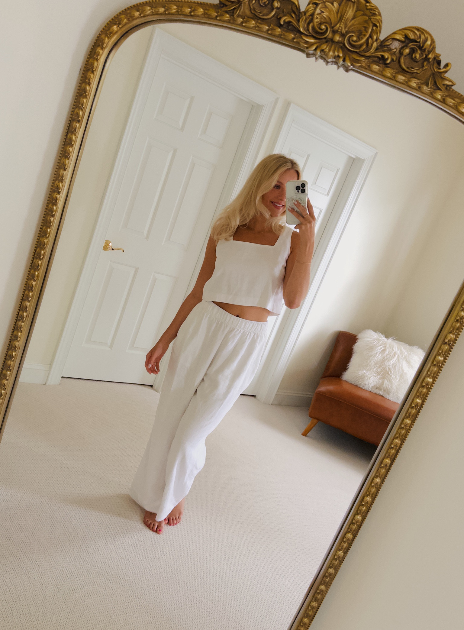 Love this linen set from Abercrombie! I’m wearing a small in the top and bottoms. Love how the bottoms are long enough (I’m 5’7”) and they have pockets. 🤍✨

#LTKSeasonal #LTKeurope #LTKfindsunder100