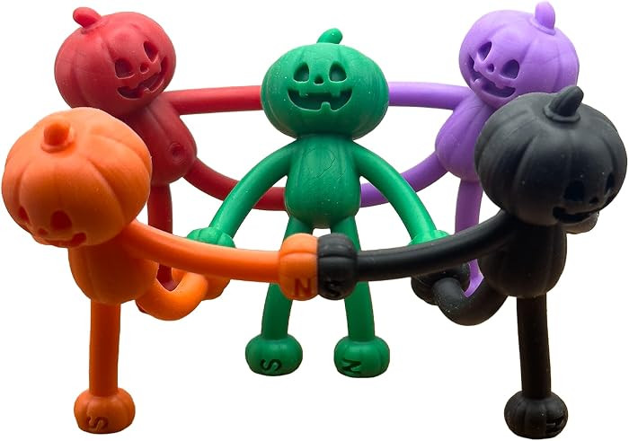 MAGMEN Pumpkinhead Magnetic Character Figures, 5 Pc Kids Travel Toys | Amazon (US)