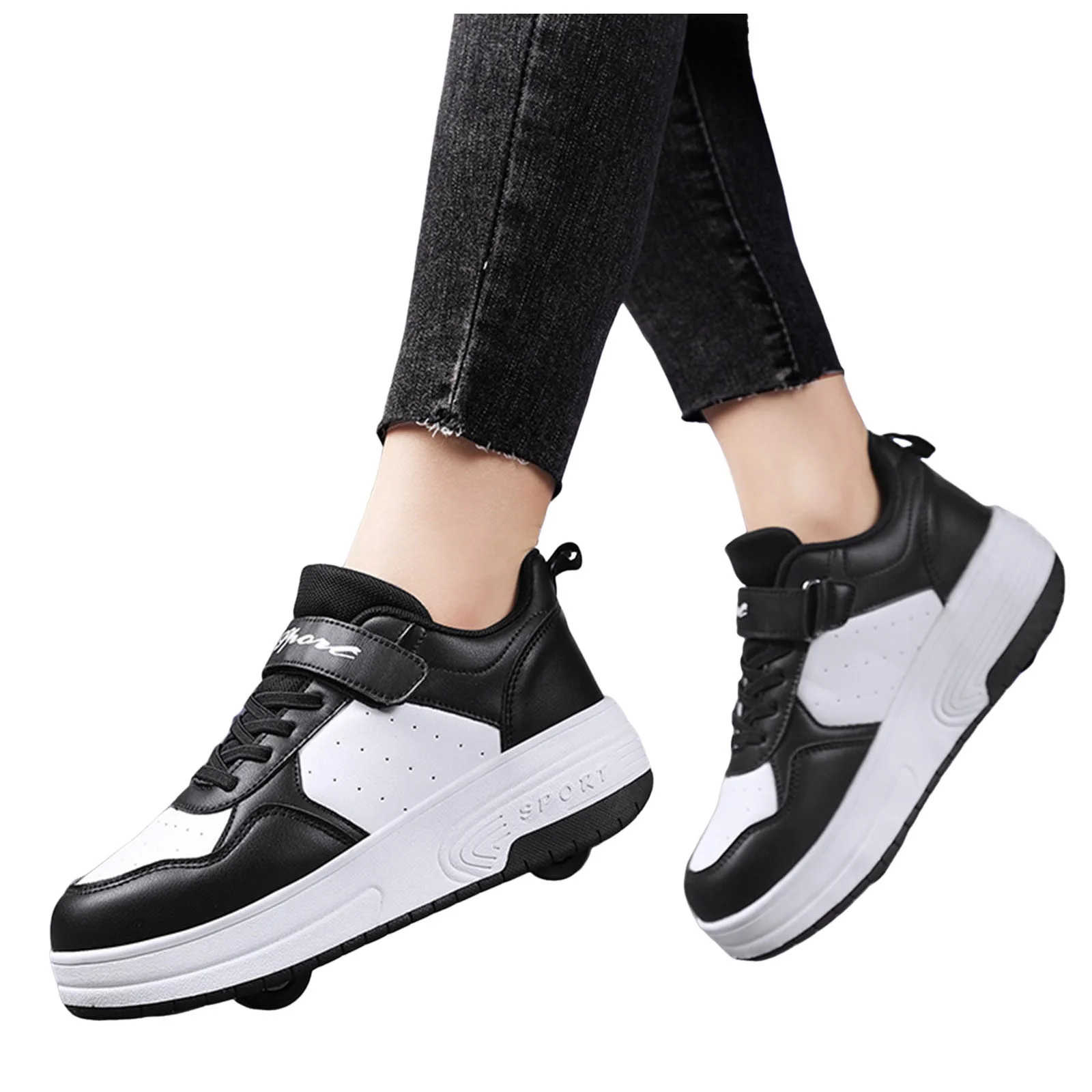 Zapatilla de Moda, Zapatos de Patín para Niños y Niñas, Zapatos de Patinaje 2 en 1 con Ruedas ... | Walmart (US)