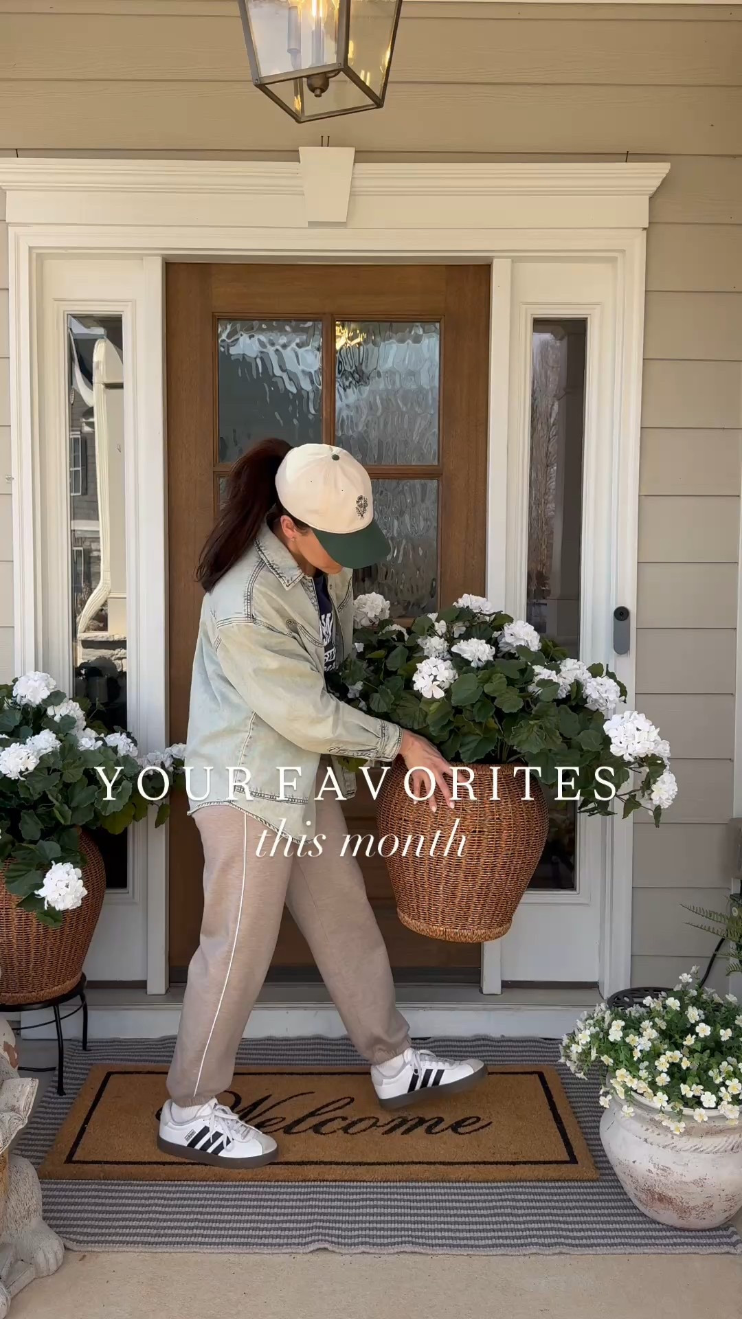 Favorites this month:
Patio chairs
UV resistant florals
Cabinet
Closet system
Fabric
Aged planters
Stems
Striped Jute Rug
Bedding
Shower curtain
Pillow covers 

#LTKHome