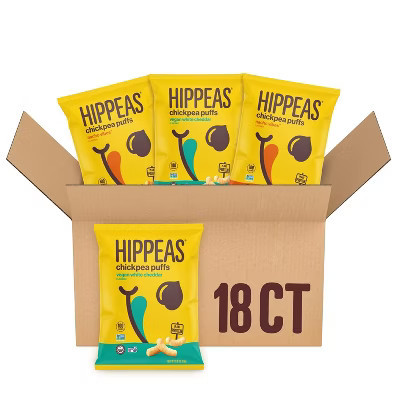 Hippeas Chickpea Puffs, variety pack, 0.8 Ounce (Pack of 18) | Target