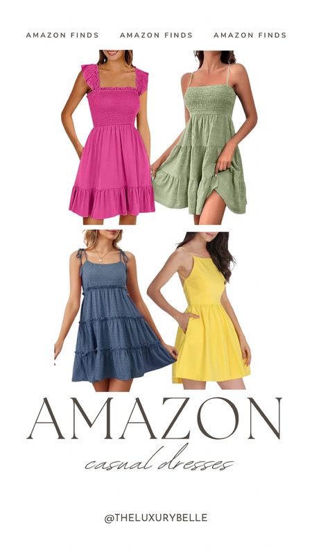Amazon casual dresses! 

#LTKSeasonal #LTKFindsUnder50 #LTKStyleTip