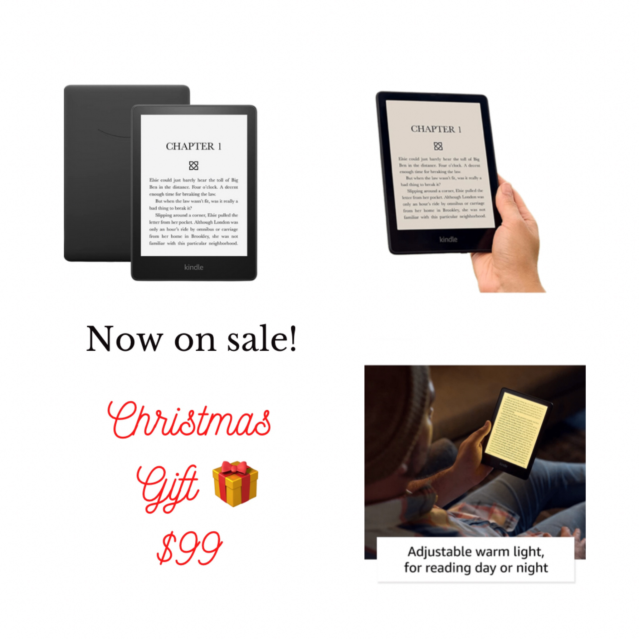 Now on sale! $50 off and makes the best Christmas gift!  The Kindle Paperwhite!

#christmasgift #blackfriday #amazonprime #christmasshopping #kindle #onsale 

#LTKSeasonal #LTKHoliday #LTKGiftGuide
