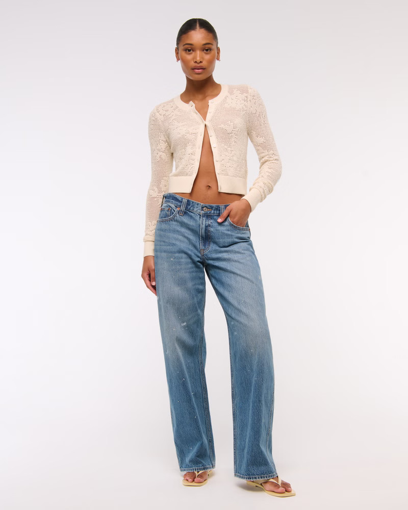 Women's Curve Love Low Rise Ultra Loose Jean | Women's Bottoms | Abercrombie.com | Abercrombie & Fitch (US)