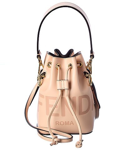 Mon Tresor Mini Leather Bucket Bag | Gilt